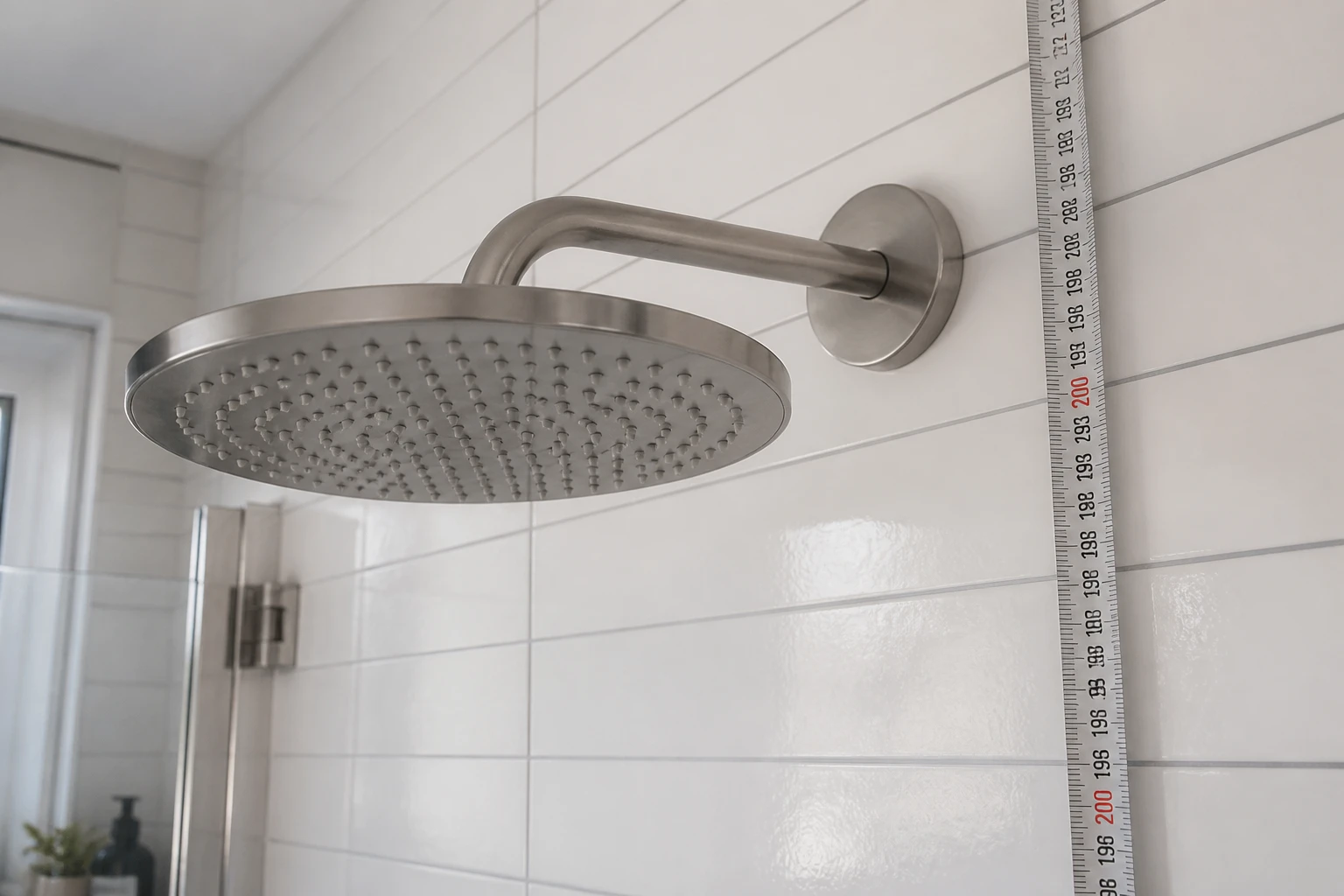 Hauteur pommeau de douche : la méthode pour bien le positionner