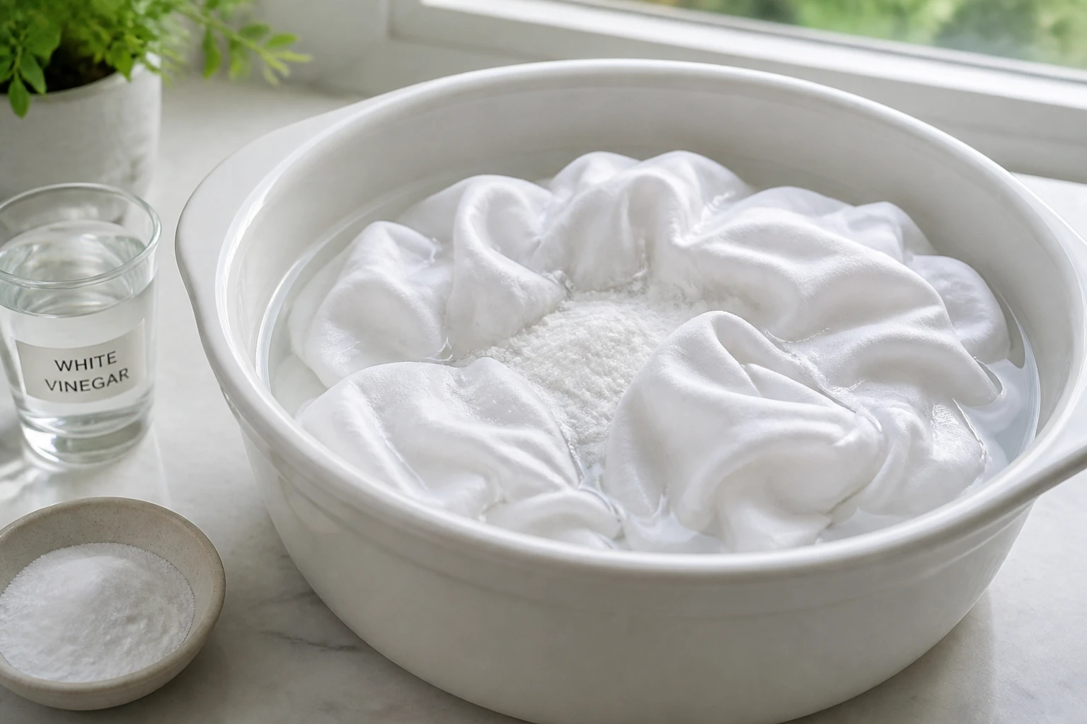 Linge blanc déteint en rose : comment le récupérer