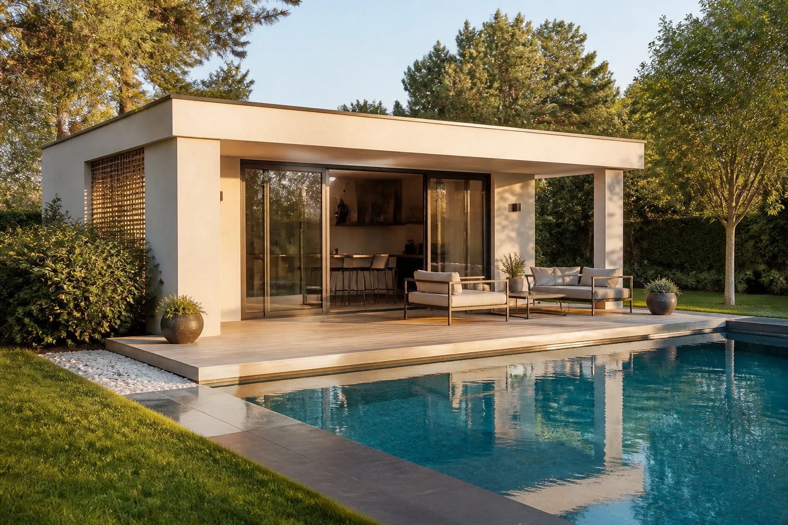 Pool house en béton : guide complet pour bien construire